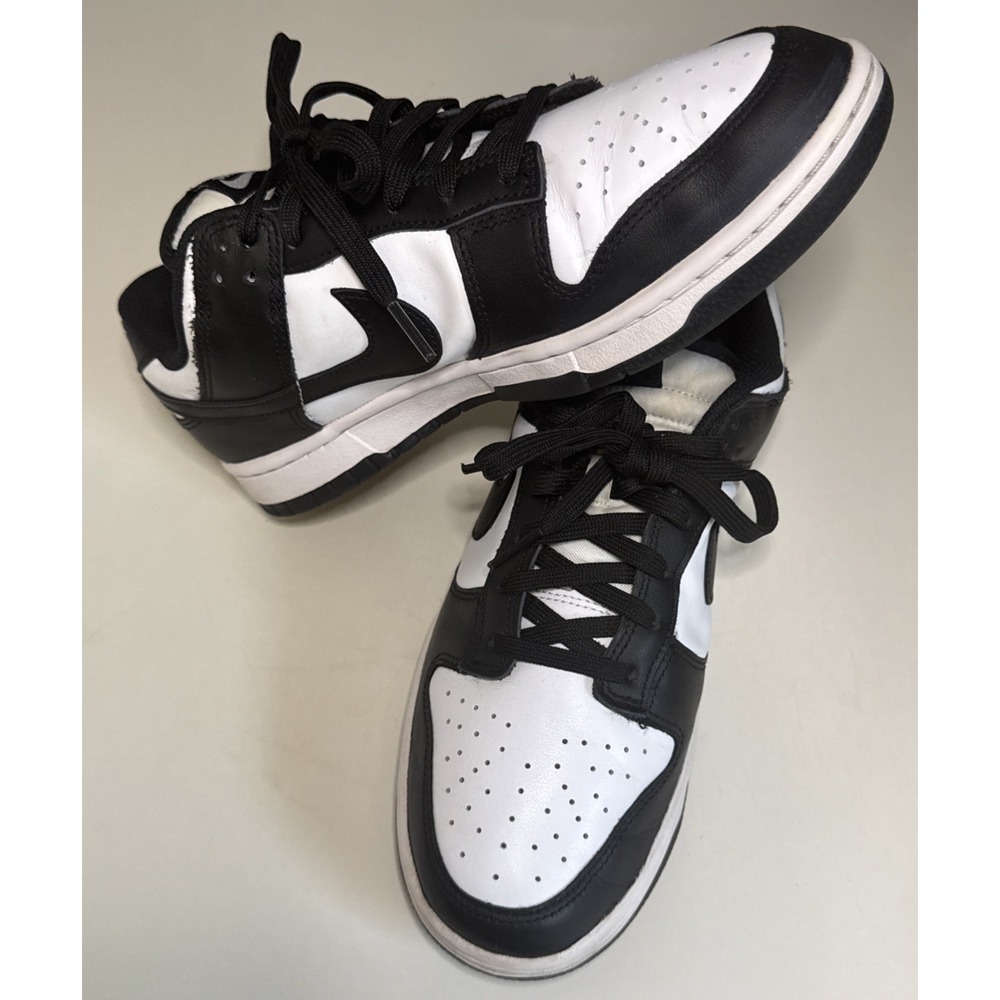 Size 10- Nike Dunk Low Black White - Picture 7 of 7